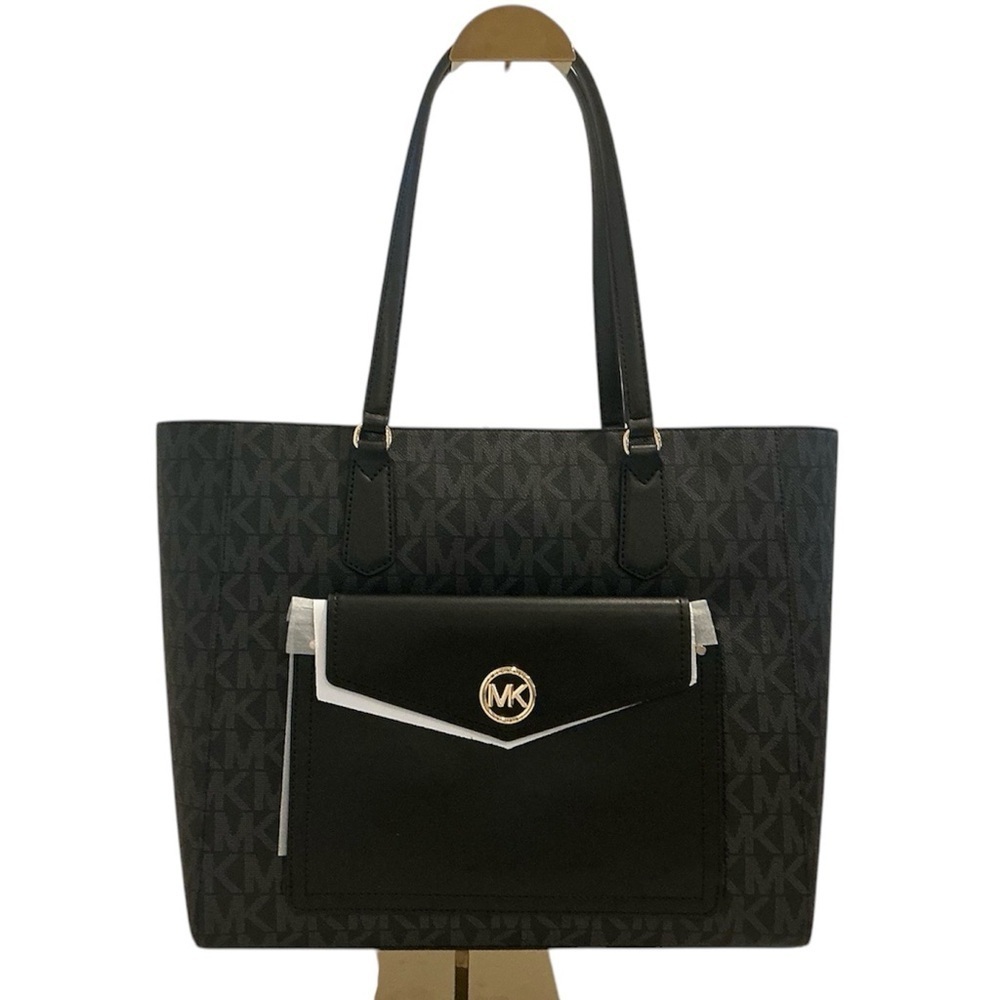 Michael Kors Black Tote Bag - Picture 1 of 5